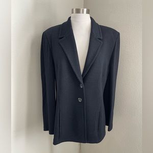 ST JOHN | BLACK KNITTED JACKET 12